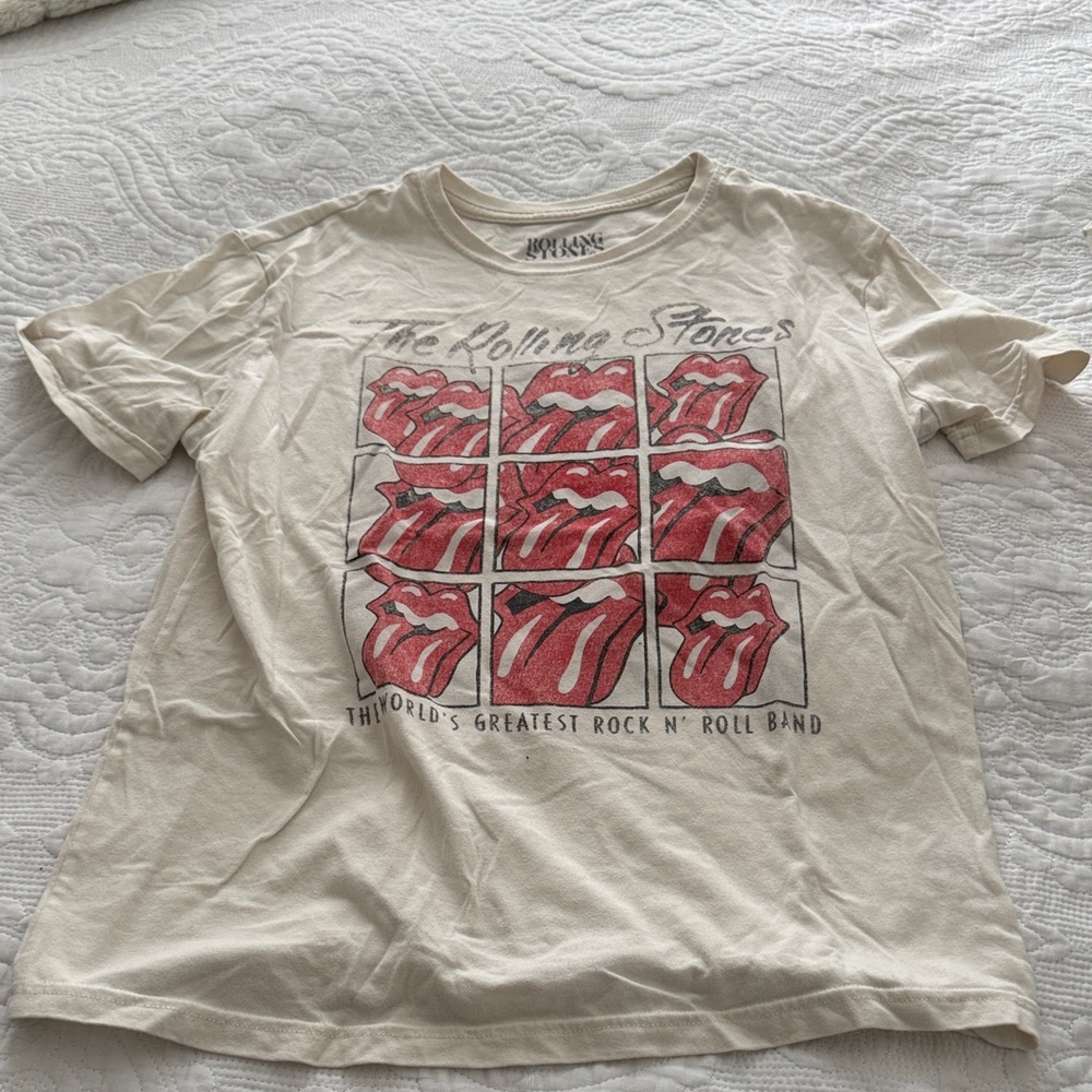 The Rolling Stones Cream Top